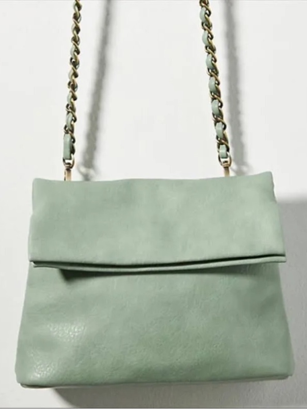 Anthropologie Fold-Over Crossbody Bag